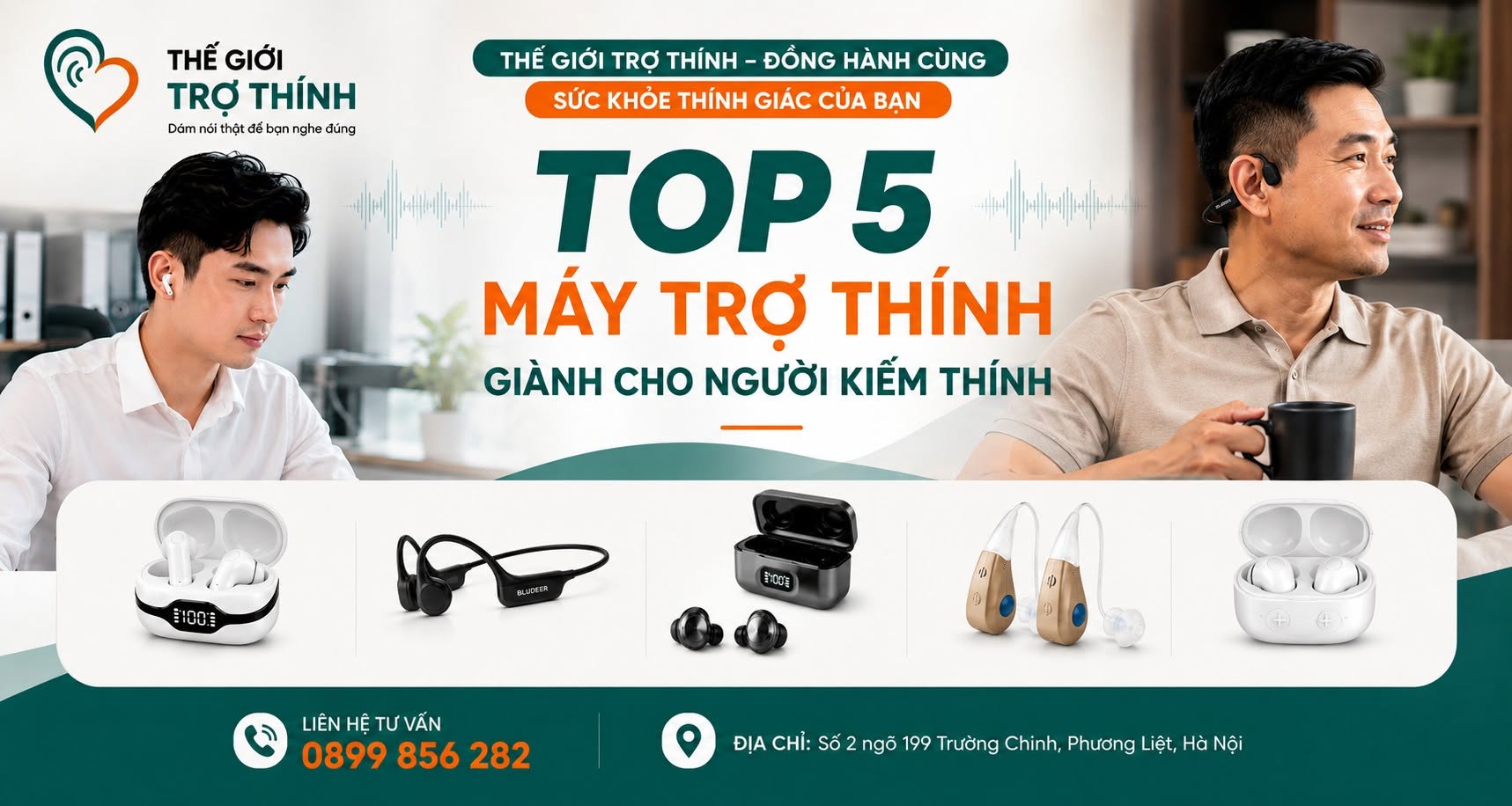 TOP 5 Máy Trợ Thính Dành Cho Người Khiếm Thính Đáng Tham Khảo