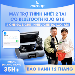Máy Trợ Thính Nhét Hai Tai Có Bluetooth KIJO G16 – Nhỏ Gọn - Tinh Tế - Công Nghệ Hiện Đại